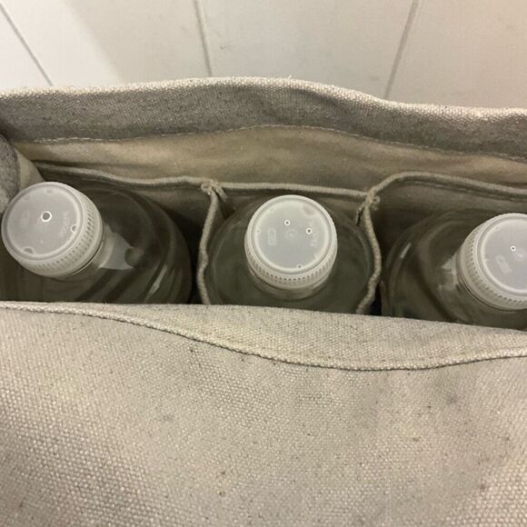 Brand New Clea Ray Canvas and Leather Wine Beer Drink Holder Holds 6 Bottles - Picture 6 of 9